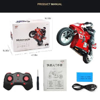 1/6 RC Motorcycle Rc Cars Self-stable Balance Standing on One Wheel Competitive Racing Drift Stunt Electric Motorcycle for Kids