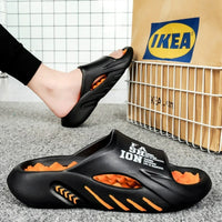 Summer Men's Slippers Massage Slippers EVA Lightweight Beach Casual Shoes Indoor Soft Sole Slippers Platform Outdoor Men Sandals