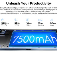 [Clearance Sale] HOTWAV Pad 8 Tablet 10.4'' 2K Large Display 7.7mm Pad 8GB 256GB 7500mAh Massive Battery Android 13 Tablet PC