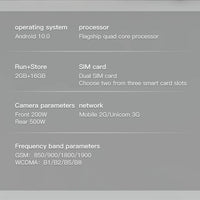 SOYES XS19 Mini Smartphone 3.88in 2GB RAM 16GB ROM Android10.0 With Facial Recognition Dual SIM Standby 3G Network Small Phone