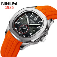 NIBOSI Brand Luxury Mens Watch Waterproof Luminous Digital Design Quartz Watch Casual Belt Date Watches For Men reloj hombre