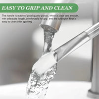 12/6/2pcs Facial Mask Brushes Set Face-Mask Applicator Soft Facial Application Brush with Clear Plastic Handle for Skin Care