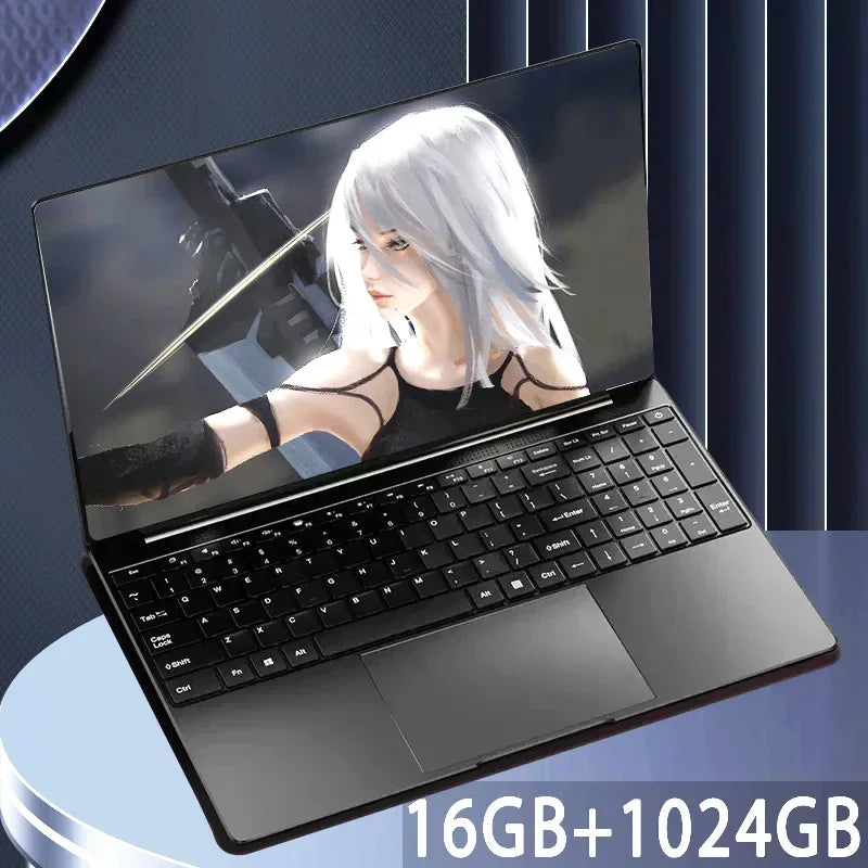 15.6"Laptop Intel Celeron N5095 notebook gamer 32GB RAM 2TB SSD Office Study PC Computer Windows 11 1920*1080 Resolution