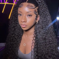 250% Kinky Curly V Part Wig Human Hair No Leave Out Upgrade Deep Wave Curly V Shape Wig No Glue Clip In Half Wig For Women