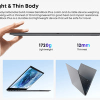 CHUWI GemiBook Plus Laptop Intel N150/N100 15.6 Inch 1920*1080 FHD Screen 16GB LPDDR5 512GB SSD Windows 11 WIFI 6 M.2 Up To 1T