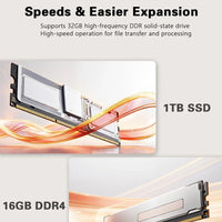 ACEKAMAS 15.6" Portable Laptop Computer Intel Core i7 6500U i3 6100U Windows 11 Pro 16GB DDR4 1TB SSD Notebook PC Gaming Laptops