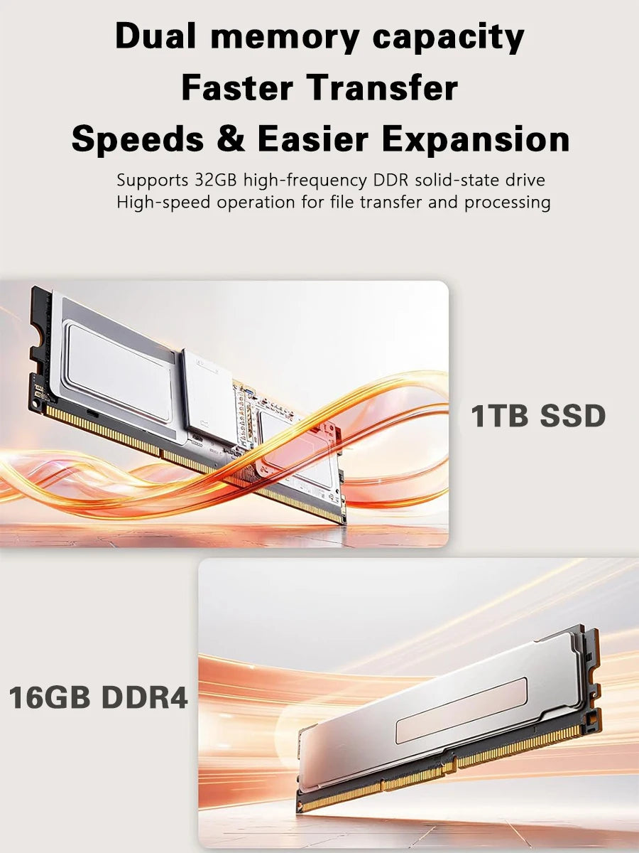 ACEKAMAS 15.6" Portable Laptop Computer Intel Core i7 6500U i3 6100U Windows 11 Pro 16GB DDR4 1TB SSD Notebook PC Gaming Laptops