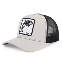 2025 New Design Animal Baseball Cap Good Quality Embroidery Fish Bird Turtle Visor Hats Sun Protection Mesh Hats