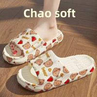 Anti-Odor Men's Slippers Summer Bathroom Couples Indoor Outdoor Wearable Non-Slip Durable Cold Slippers Women's Slippers
