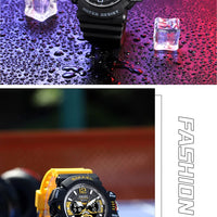 SMAEL Sport Watch for Men Waterproof Wristwatches Student Dual Display Digital Multi-function Stopwatch Clocks 8065 Male Watches