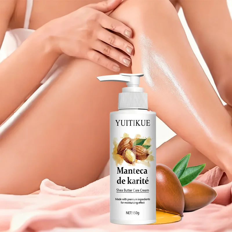 YUITIKUE Shea Butter Body Lotion 150g - Firming & Moisturizing, Non-Greasy Fast Absorption, for Smooth & Soft Skin