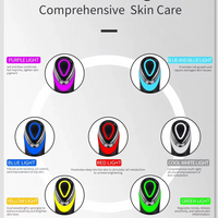 7 Colors EMS Microcurrent Facial Massager Age-R Booster Pro Anti Wrinkle Lift Device Home Use Beauty Tool for Skin Care & Rejuve