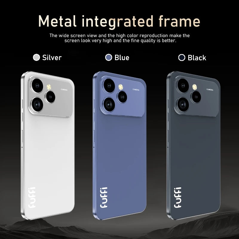 Global Vision M17 Pro Max Smartphone 5G Android 8GB RAM 256GB ROM 6.56 Inch Phone 720x1612HD 24+48MP 4G 5G Network Mobile Phones