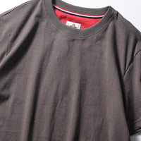 2025 Summer New American Retro Short Sleeve O-neck Solid Color T-shirt Men's Fashion 100% Cotton Washed Casual Terry Cloth Tops