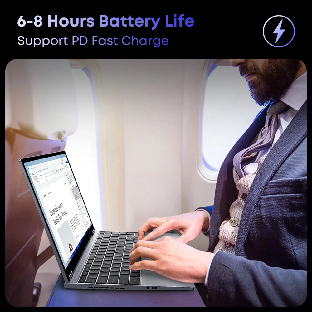 CHUWI FreeBook Laptop i3-1215U / N150 Processor 13.5" IPS Screen 2 In 1 Laptop Tablet PC 12GB RAM 512GB SSD Support Stylus