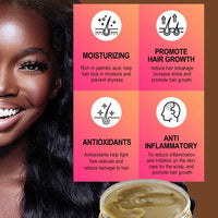 100% Pure Batana Oil From Honduras Natural Batana Butter For Hair Growth Alopecia Areata Hair Loss Treatment For Men & Women