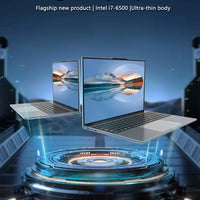 15.6" Ultra Slim Intel Core i7 6500U Laptop Computer Windows 11 16GB DDR4 1TB SSD Notebook PC Fingerprint Unlock Gaming Laptops