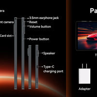 Headwolf FPad7Pro SIM 4G LTE Gaming Tablet 8.4" 2.5K FHD Display Screen 16GB 512GB MTK 7050 CPU,8MP/16MP Camera, WiFi 6 tablet