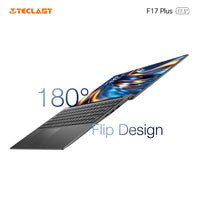 Teclast F17Plus 17.3 inch Laptop Intel N150 16GB RAM 512GB SSD Windows 11 Notebook 180° Flip Computer Backlit Keyboard mini-HDMI
