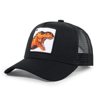 Animal Embroidery Color Block Cartoon Baseball Hats New Men Women Mesh Sunshade Casual Breathable Fashion Versatile Trucker Caps