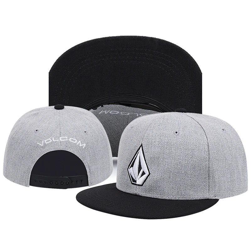 2025 Simple New Flat brimmed Hat with Diamond Embroidery Street Pop Hip Hop Hat Daily Leisure Sunshade Hat Baseball Hat Unisex