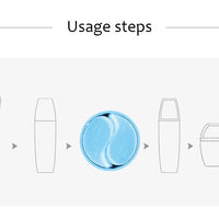 60pcs Hyaluronic Acid Crystal Collagen Eye Mask Anti Dark Circles Remove Eye Bags Moisturizing Firming Eye Patches Skin Care