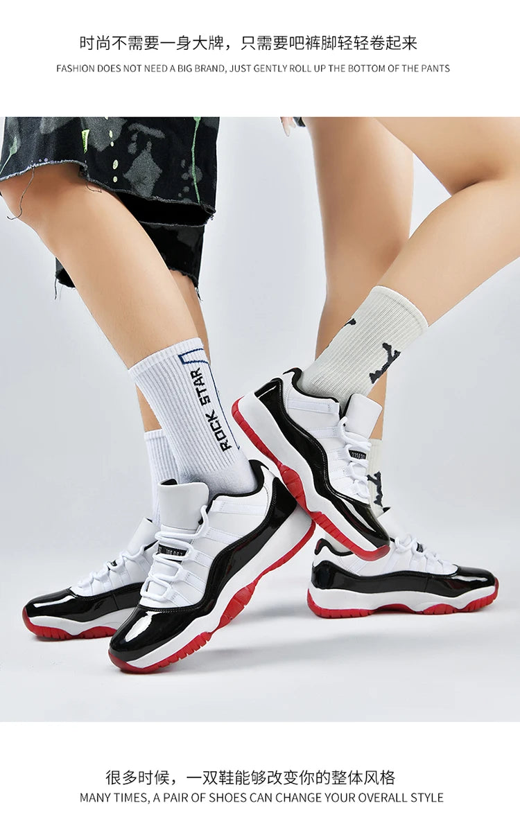 2025 New Spring and Summer Basketball Shoes for Male Students, Versatile Couple Models, Shock-Absorbing Sports Shoes