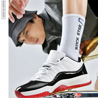 2025 New Spring and Summer Basketball Shoes for Male Students, Versatile Couple Models, Shock-Absorbing Sports Shoes