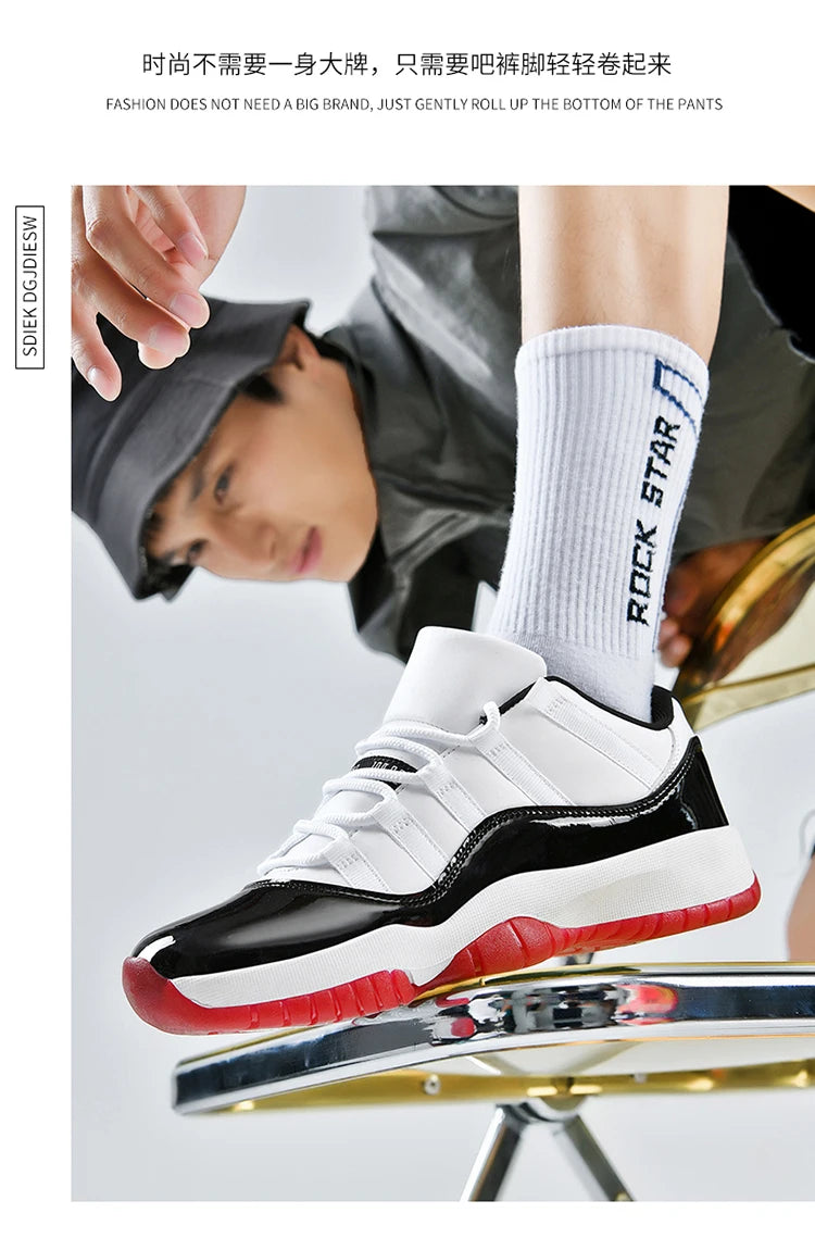 2025 New Spring and Summer Basketball Shoes for Male Students, Versatile Couple Models, Shock-Absorbing Sports Shoes