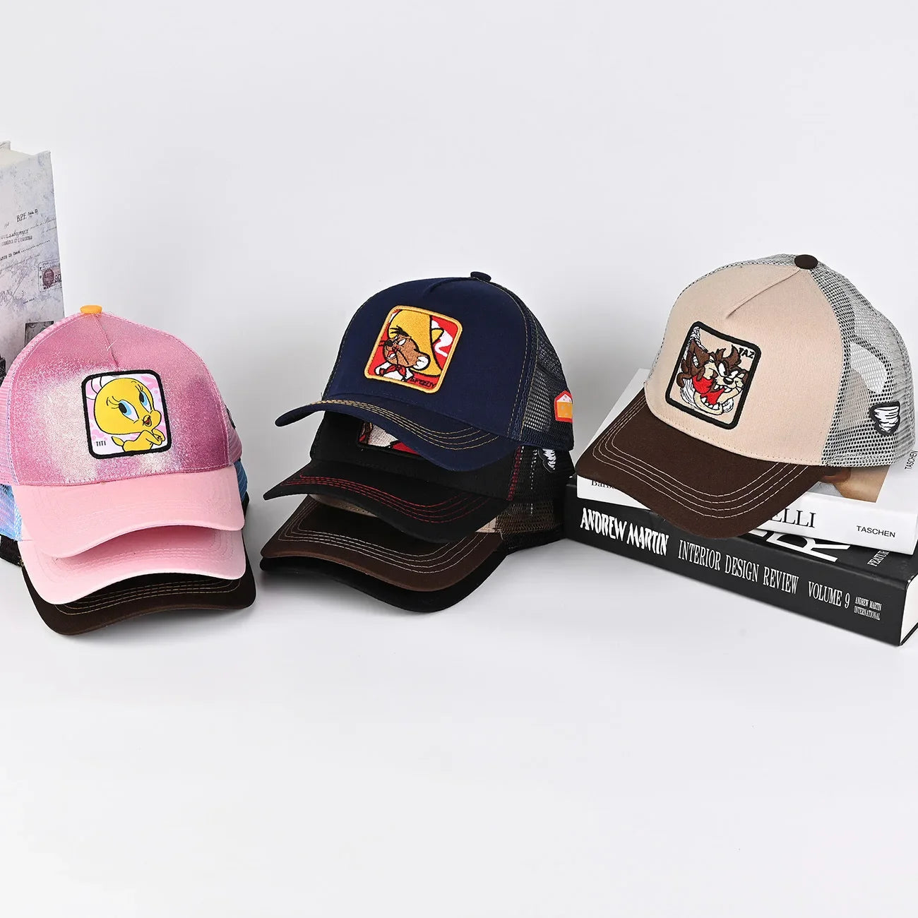 Hot Sale Unisex Anime Cartoon Baseball Cap For Men Women High Quality Patch Draw Snapback Hip Hop Dad Cap Men Trucker Mesh Hats