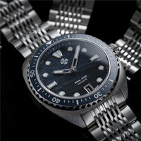 2025 New IXDAO IPOSE Automatic Mechanical Men Watch JD-X07S Dragon Scale Pattern Watch Stainless Steel BWG-9 Diving reloj hombre