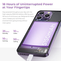 OUKITEL P1 Smartphone Global Version 6.7'' 120Hz AMOLED Display 8GB 256GB MTK Helio G99 50MP Main Camera 5150mAh NFC Cellphone