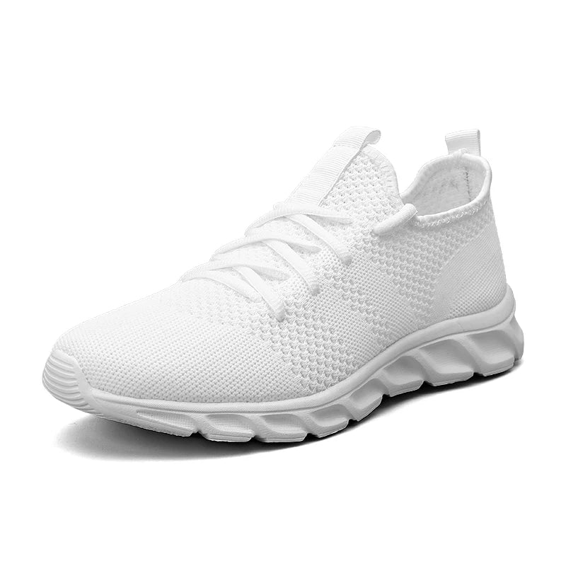 Mens Running Shoes Soft Soles Wear-resistant Breathable Sports Shoes Mesh Outdoor Fashion Big Size Tennis Shoes for Men