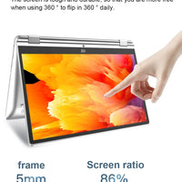 2 in 1 mini Laptop Computer Portable Touch Screen 11.6" Intel N4020 8GB 512GB Windows 11 Pro Office Learning Tablet PC Notebook