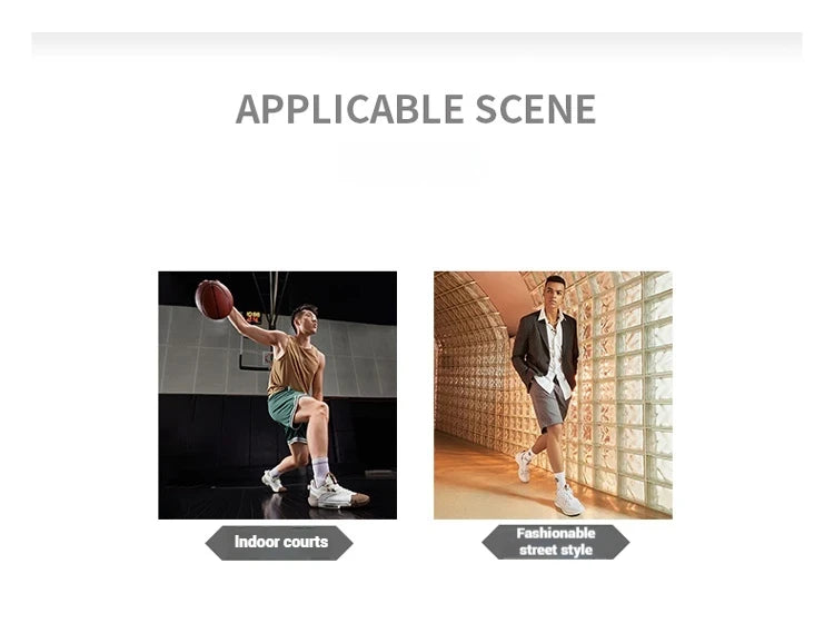 361 Degrees Joker 1 GT PE Men Basketball Shoes Trendy Leather Lightweight Shock-Absorbing Wear-resistant Male Sneakers 672511116