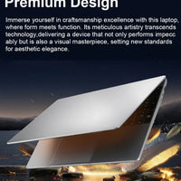 15.6 inch Laptop Computer Intel Celeron N4000 Notebook PC Fingerprint Unlock Windows 11 Pro 16GB RAM 1TB SSD 1920*1080P Laptops