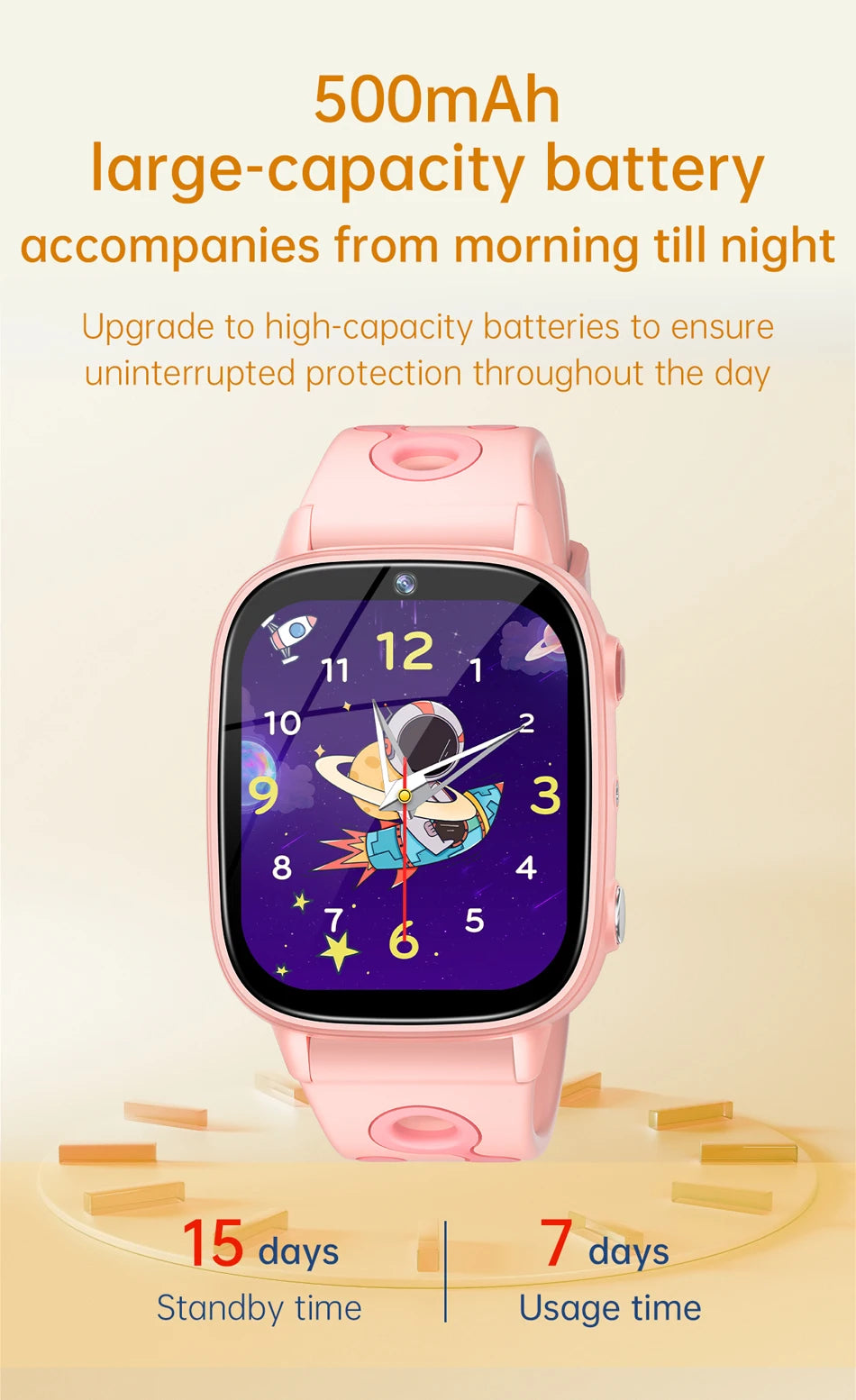 2025 New Smart Watch For Children HD Touch Screen Camera 26 Games Learn vocabulary Alarm Clock Calculator Birthday Gift Boy Girl