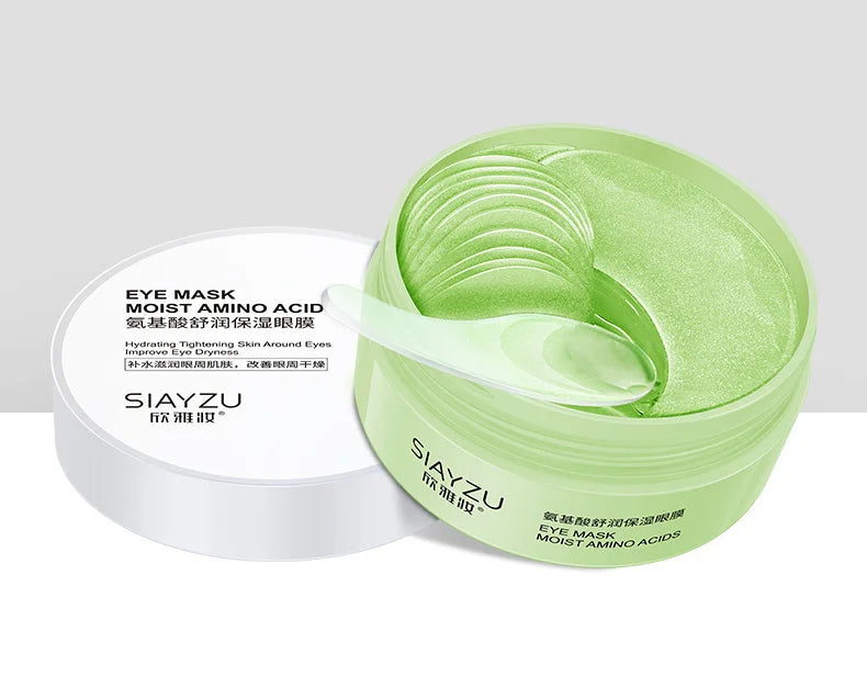 60pcs Hyaluronic Acid Crystal Collagen Eye Mask Anti Dark Circles Remove Eye Bags Moisturizing Firming Eye Patches Skin Care