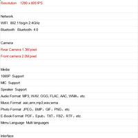 10.1 INCH 1GB RAM 32GB ROM Andriod 5.0 WIFI Tablet PC NXM1017 Quad Core 1280 x 800 IPS Screen Dual Camera 5000mAh