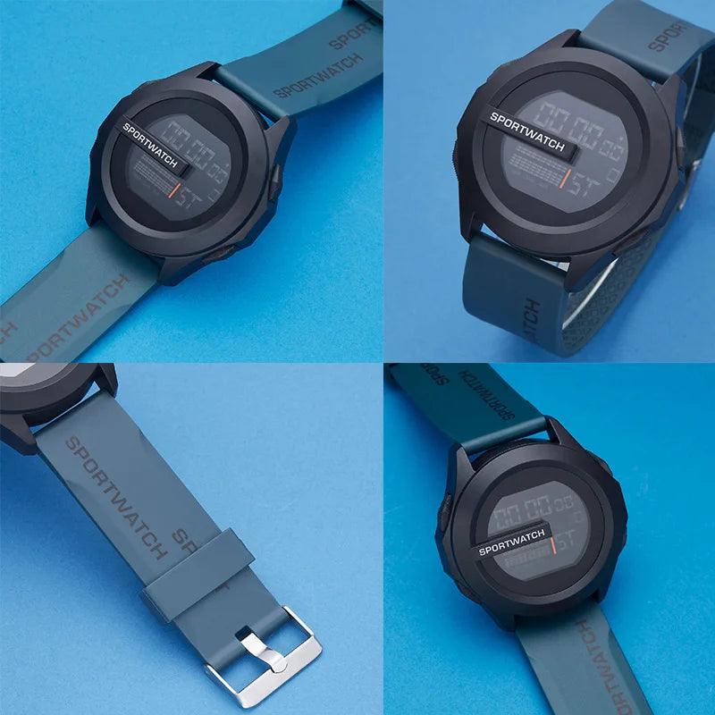 Men's Sports Watches Alarm Clock Multifunction Men LED Digital Watch Waterproof Fitness Sport Electronic Watch for Male Clock