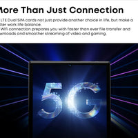 CHUWI Hi10X Pro Tablet 4G LTE Android 13 Widevine L1 10.1" IPS Core Unisoc T606 4GB RAM 128GB ROM Tablets 2.4G/5G Wifi 7000Mah