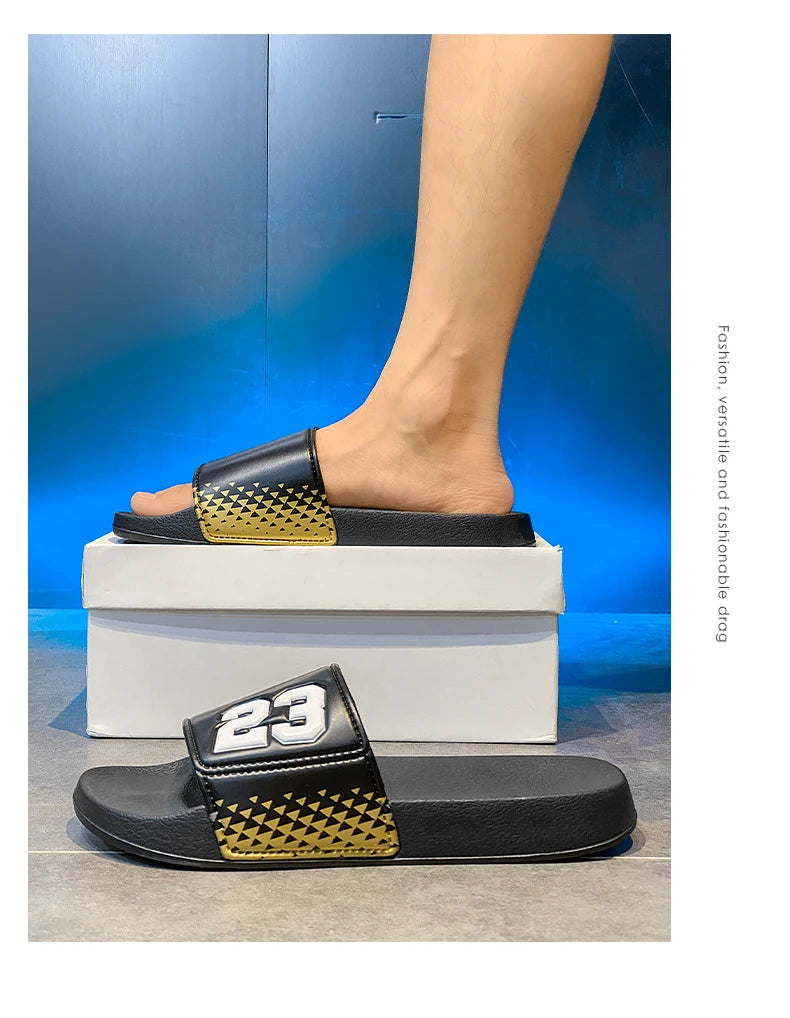 Men New Slippers Beach Summer Sandals Lightweight Non Slip Home Flip Flops Men Fashion Shoes EVA Design Slides Outdoor Orginal