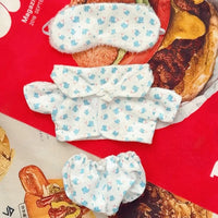 15cm/17cm Labubu I II Dolls Clothes Cute Eye Mask Pajamas Three Piece Set Accessories Clothing Plush Doll'S Clothes