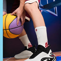 High-quality Men Basketball Shoes for Women Leather Basketball Sneakers Men Outdoor Rubber Anti Slip Sports Training Shoes Male