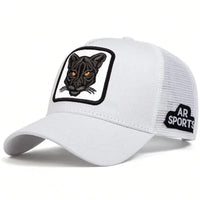 Unisex PANTHER Embroidery Baseball Net Caps Spring and Summer Outdoor Adjustable Casual Hats Sunscreen Hat