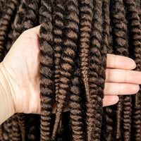 16" Full Lace Twisted Braided Wigs for Black Women Synthetic HD Lace Front Braids Wigs with Baby Hair Natural Lace Braiding Wigs