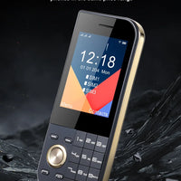 2025 New Push Button Mobile Phone 2.8' Three SIM 3SIM Bluetooth Flashlight MP3 Wireless FM Camera Vibration BigHorn CellPhone