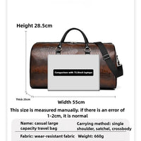 European and American Style Travel Bag Fashionable and Personalized Hand-held Shoulder Short Distance Outdoor Sports and Fitness