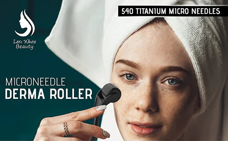 540 Derma Roller Skin Care Needle Micro Dermaroller Professional Derma Roller For Hair Growth Beard Growth Facial Beauty Roller