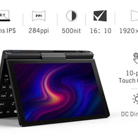 GPD Pocket 3 Intel pentium Gold 7505RAM 16GB RAM 12GB SSD Hard Disk Windows 11 Home Laptop Notebook Mini PC Touch Screen